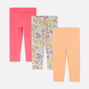 Lot de 3 leggings imprimés