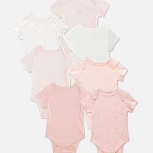 Lot de 7 bodys à manches courtes